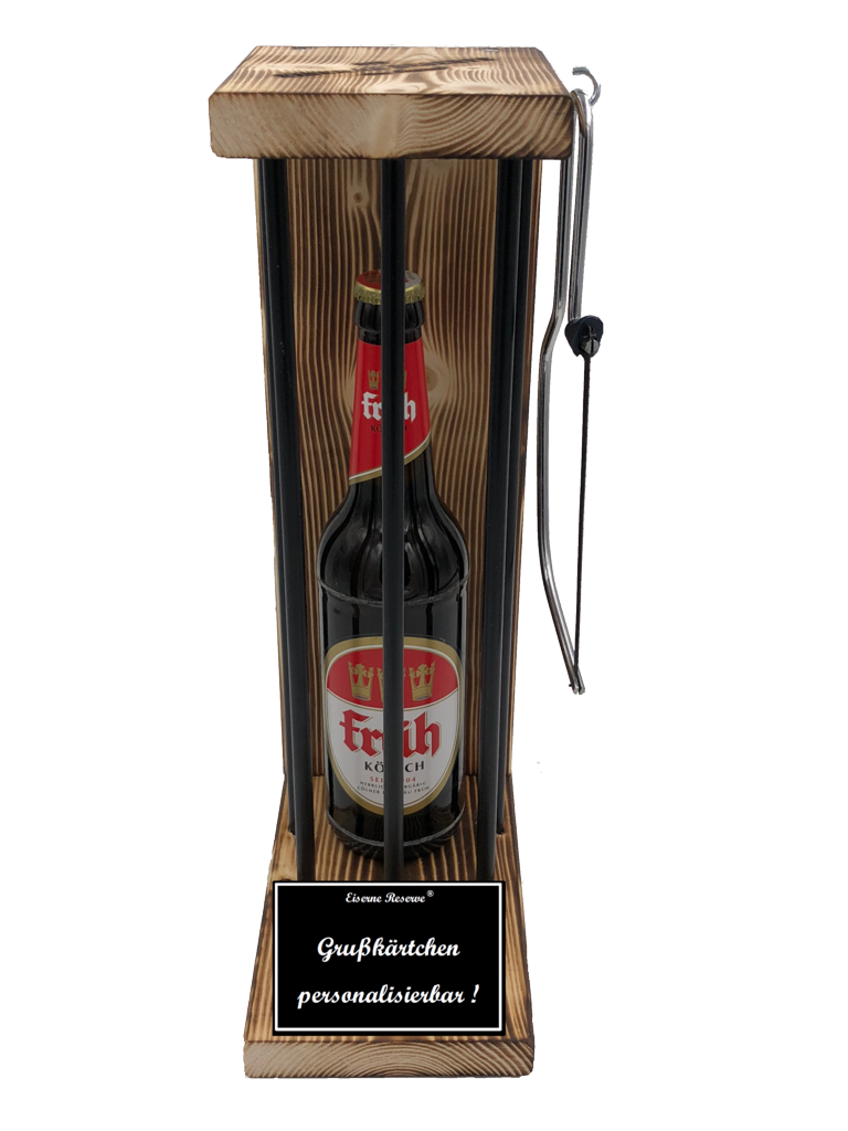 "Personalisierbar " Die Eiserne Reserve ®  Black Edition mit Früh Kölsch 0,50L